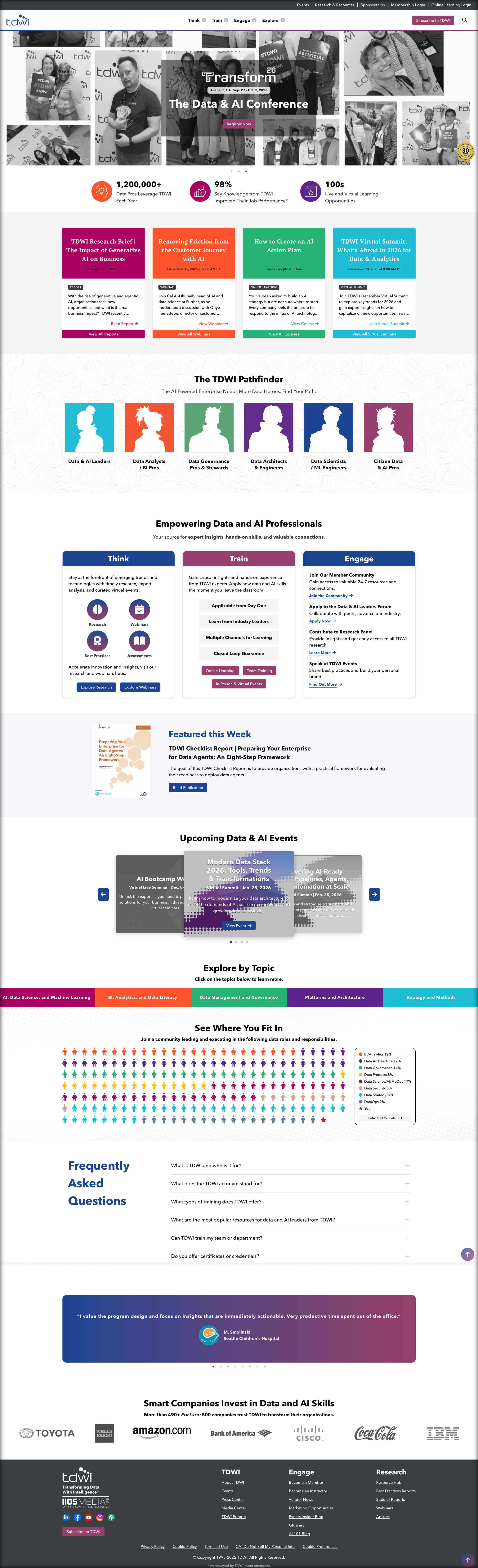 TDWI Anaheim Website